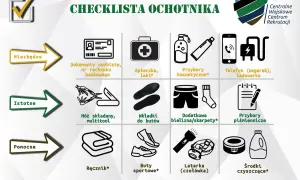Lista rzeczy, co zabrać na poligon wojskowy: dokumenty, apteczka, kosmetyki, telefon, nóż, bielizna, przybory piśmiennicze, ręcznik, buty sportowe, latarka, środki czystości.