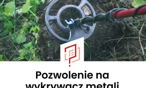 Cewka wykrywacza metali nad ziemią. Czy można chodzić z wykrywaczem metali po swoim polu? Pozwolenie na wykrywacz metali.