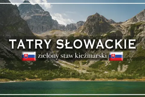 Tatry Słowackie: zielony staw kieżmarski, otoczony skalistymi szczytami i zielenią.