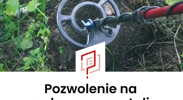 Cewka wykrywacza metali nad ziemią. Czy można chodzić z wykrywaczem metali po swoim polu? Pozwolenie na wykrywacz metali.