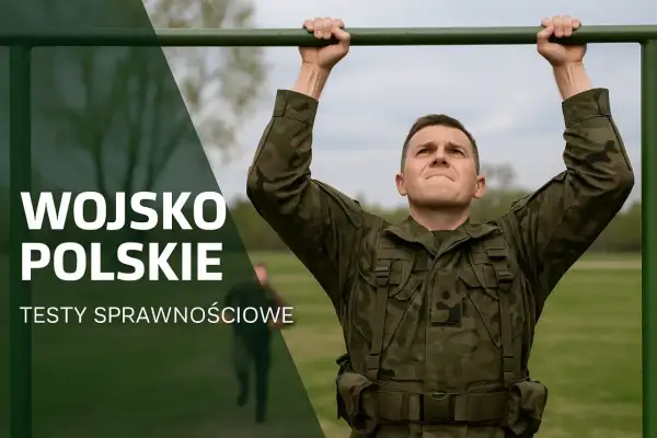 Żołnierz wykonuje podciąganie na drążku podczas testów sprawnościowych. Czy w wieku 40 lat można iść do wojska? Sprawdź!